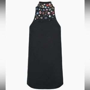 Staud Finn bejeweled stone mini dress